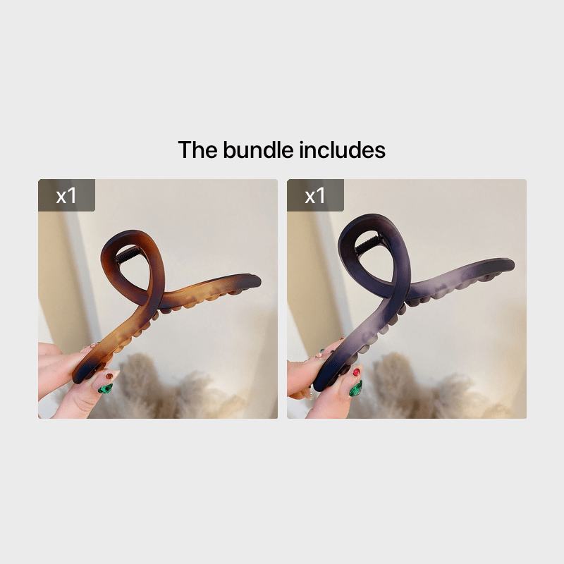 Matte Large Hair Claw Clips for Thick Hair - Big Jaw Clip for Girls