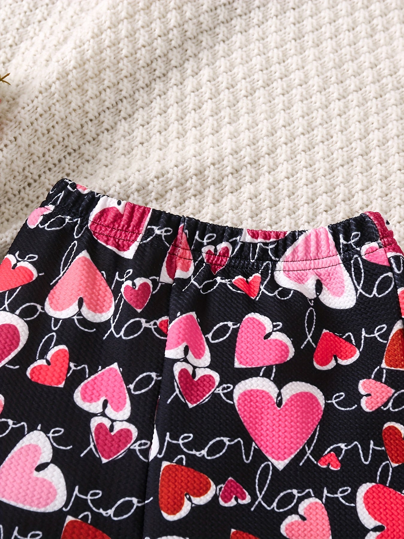 Boho Floral Print Bell Bottom Pants Elastic Waist Stretchy Fit Casual Trousers