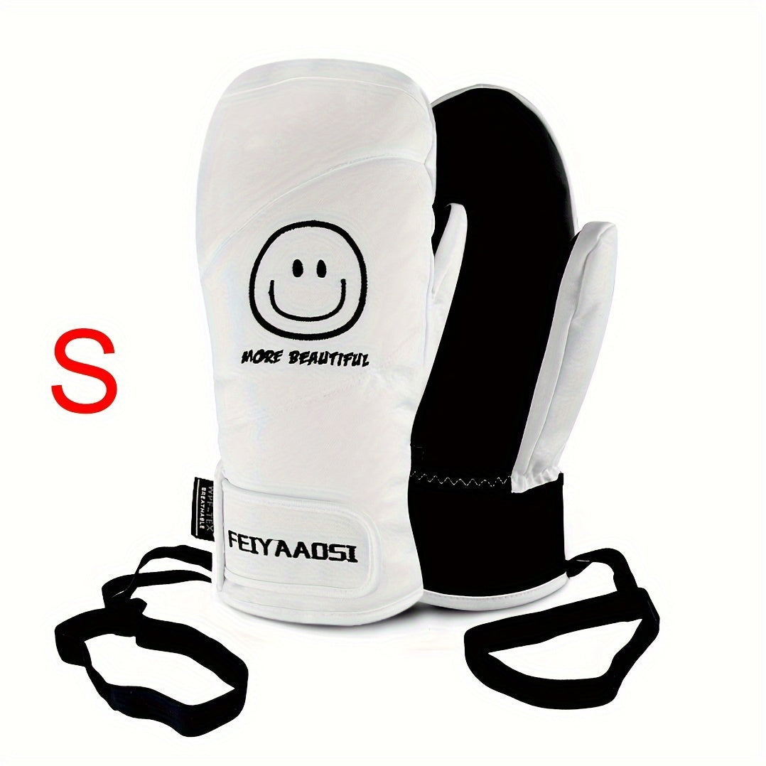 Waterproof Snowboard Skiing Gloves Warm Thickened Gloves