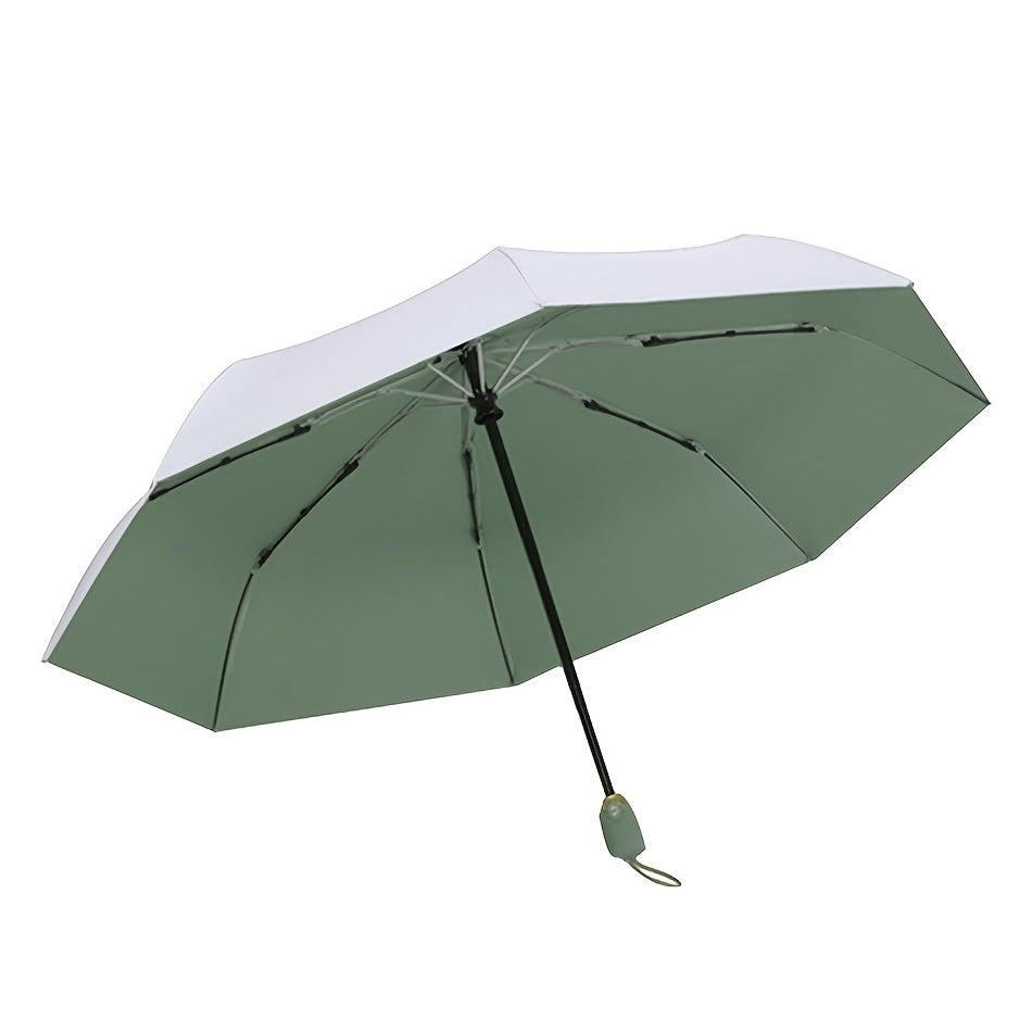 Mini Pocket Umbrella Titanium Silver Glue Anti UV Sunshade