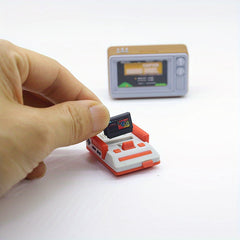 Miniature Retro TV and Game Console for Dollhouse