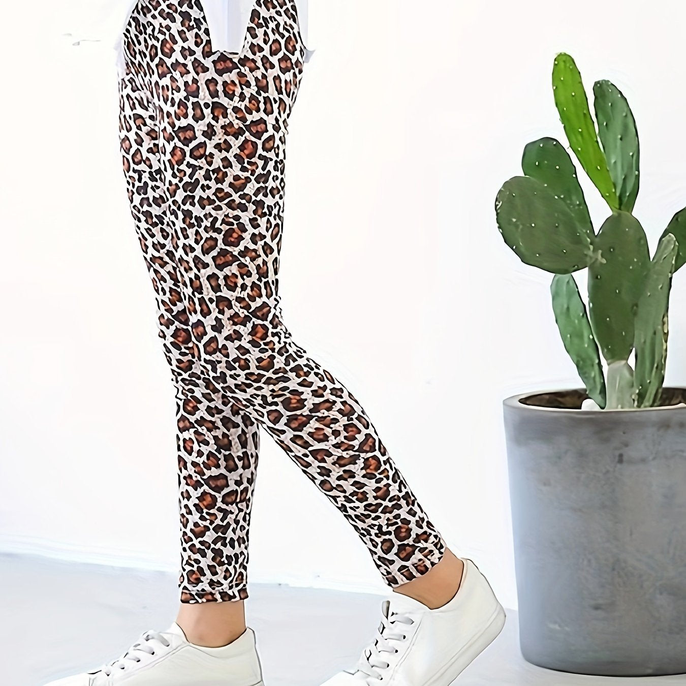 Girls Leopard Print Leggings Comfy Spring Fall Christmas Gift