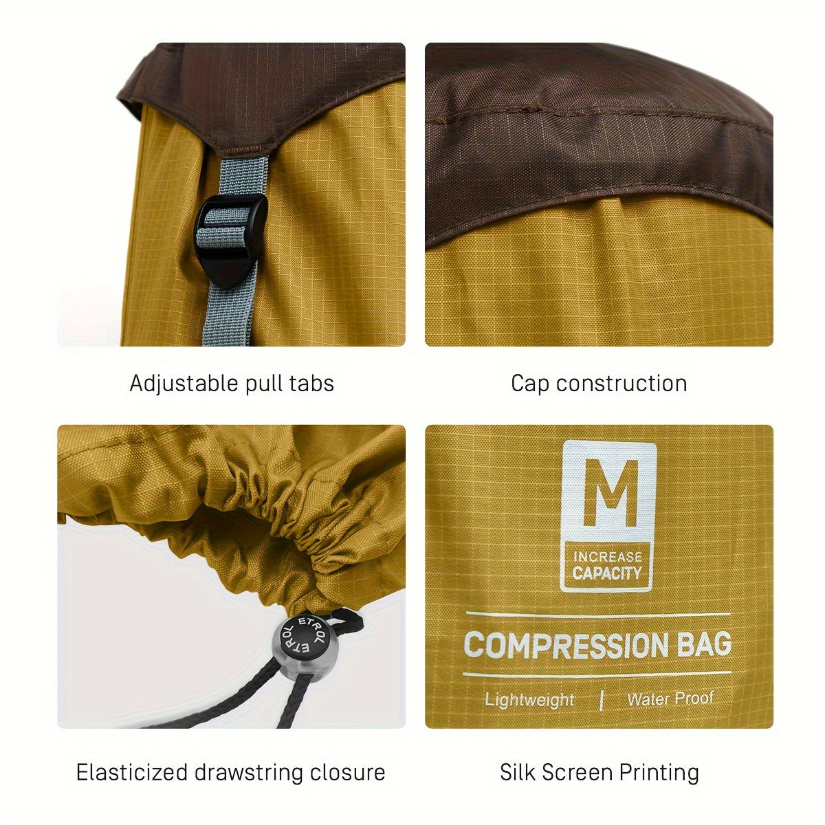 ETROL Camping Sleeping Bag Storage Bag Waterproof Compression Bag