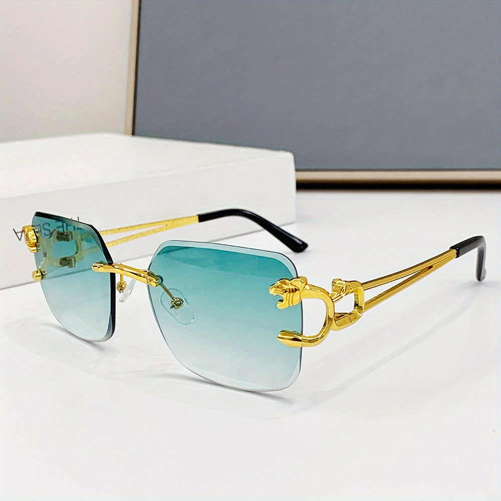 Men's Rimless UV Protection Sunglasses for Party