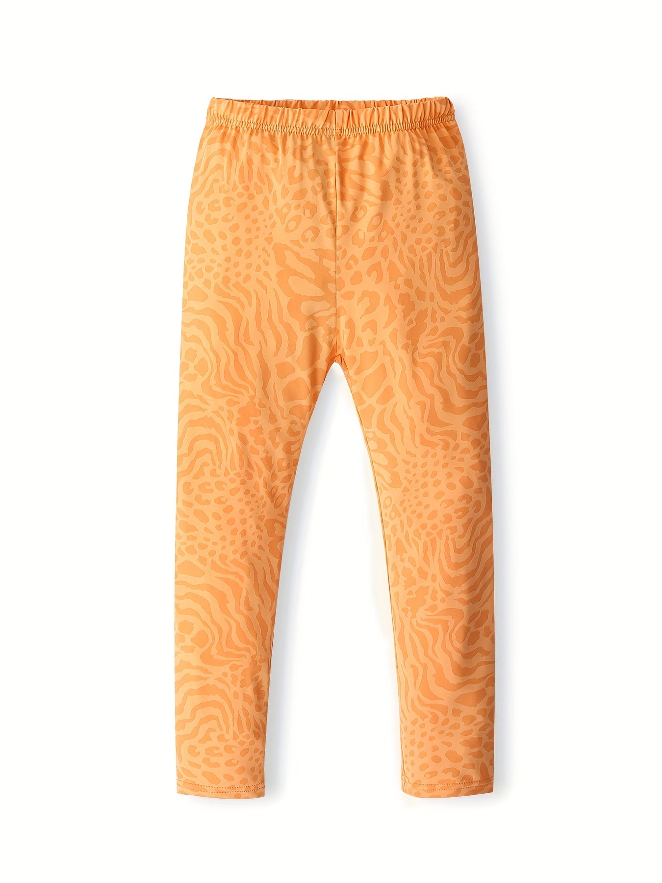 3pcs Leopard Leggings For Girls High Stretch Tight Pants