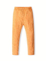 3pcs Leopard Leggings For Girls High Stretch Tight Pants