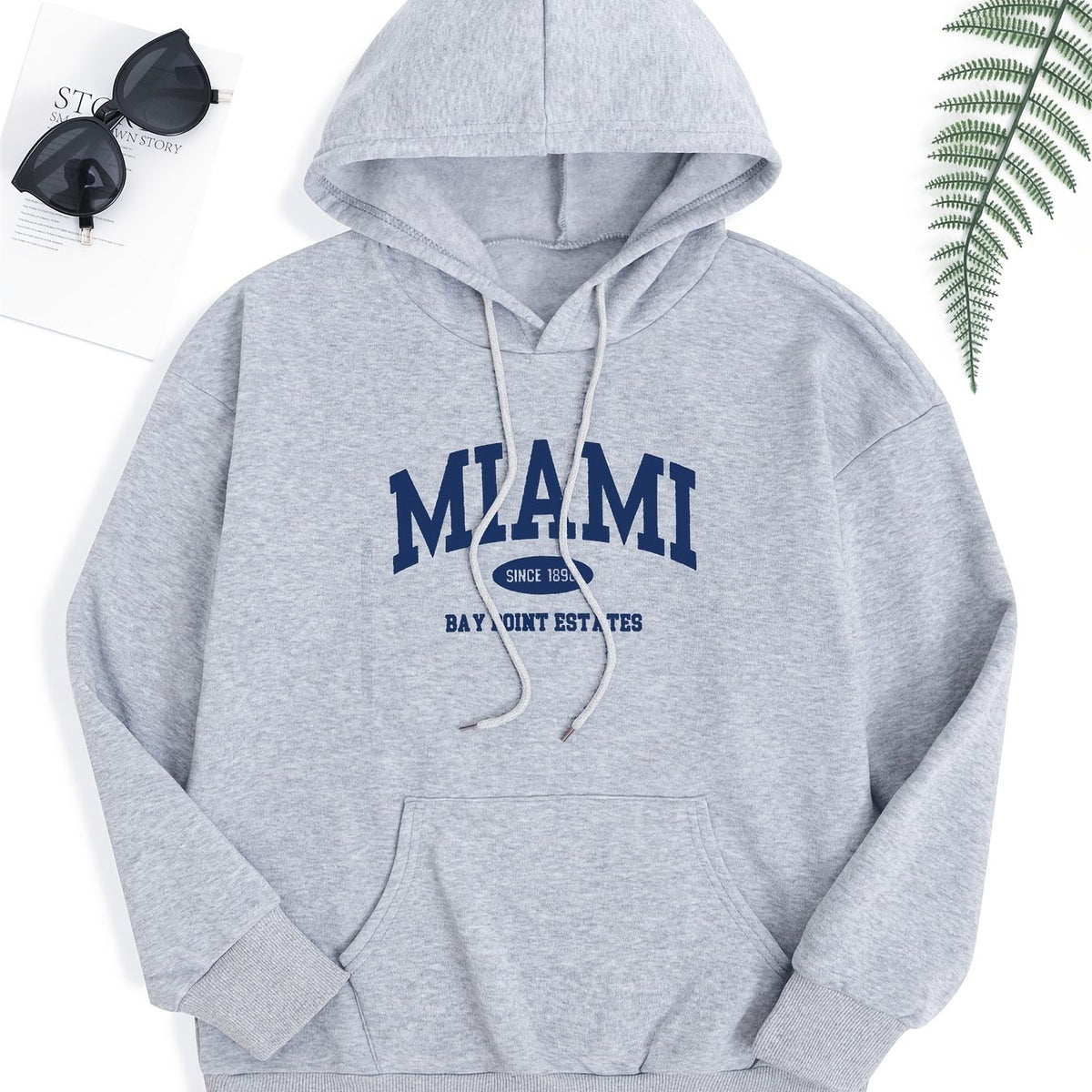 Preppy Miami Hoodie Women's Sweatshirt