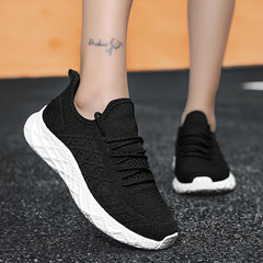 Women's Solid Running Shoes Soft Comfortable Casual Wear Non Slip Breathable