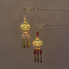 Chinese Style Lantern Pendant Hair Stick Hair Accessories For Women