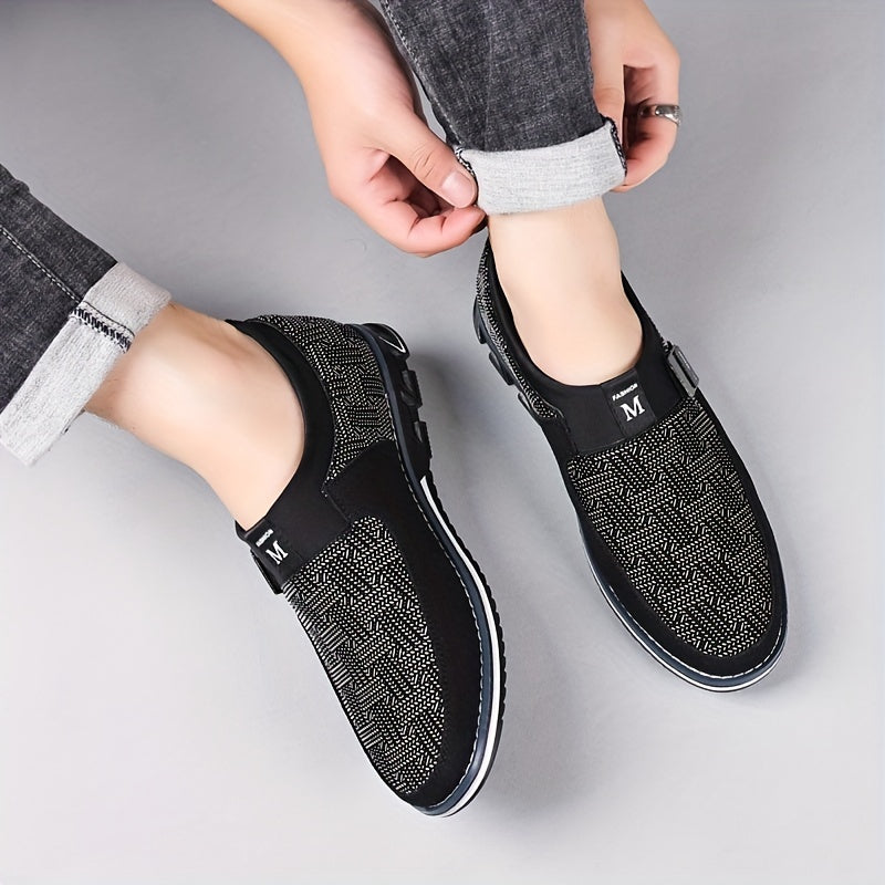 Men's Slip On Formal Shoes Non Slip Smart Casual Shoes