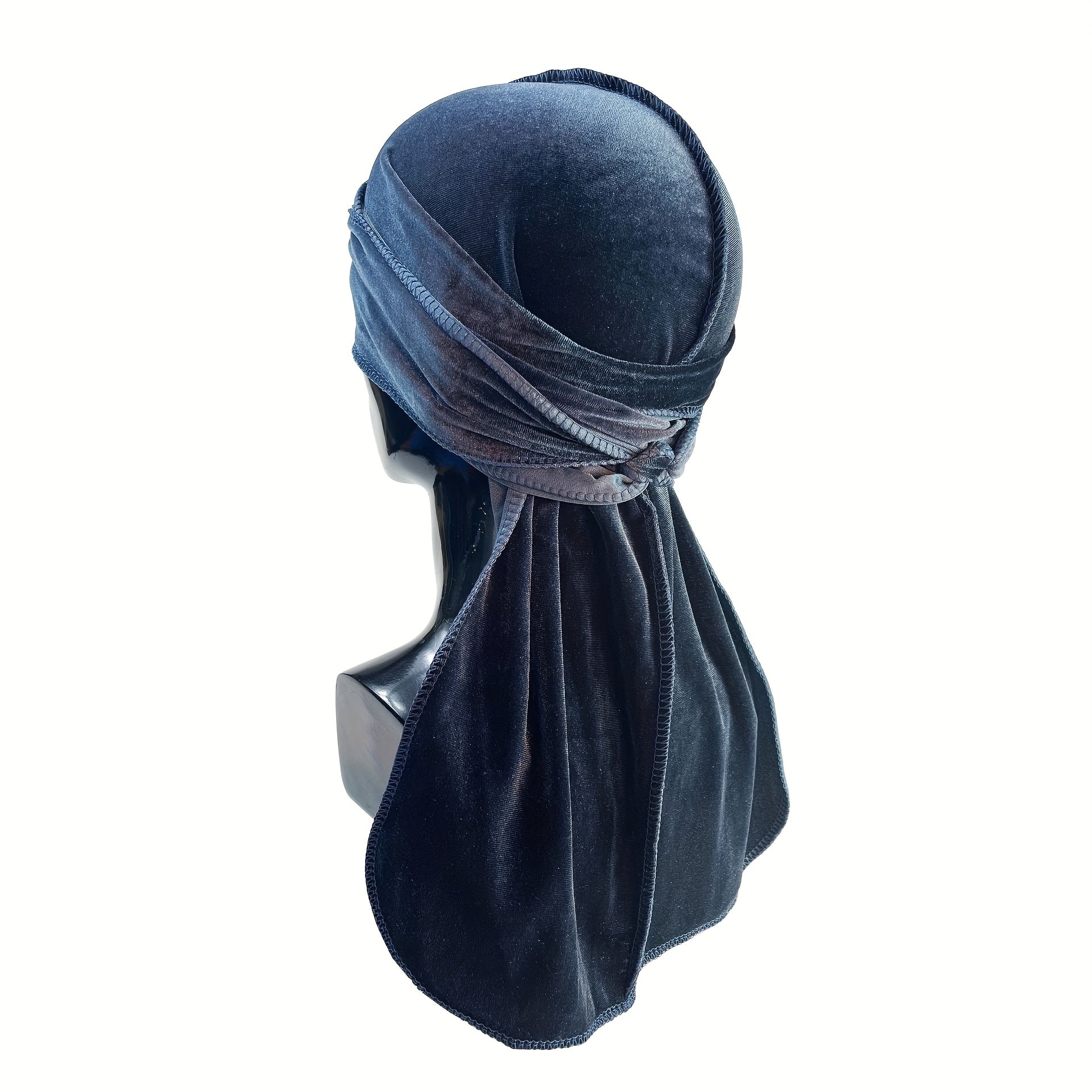 Corduroy Elastic Turban Solid Hijab Hat Head Wrap Head Scarf