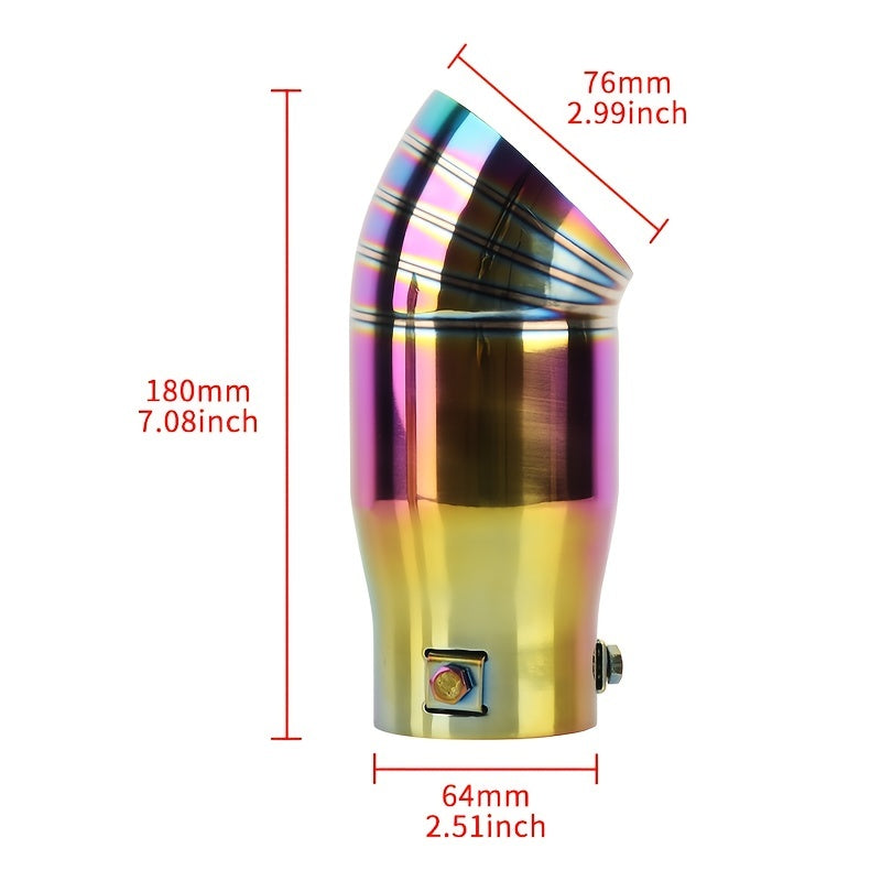 Enhance Your Car's Performance with a 1pc Muffler Exhaust Pipe