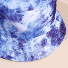 Colorful Tie Dye Bucket Hat Casual Sunscreen Travel Fisherman Cap