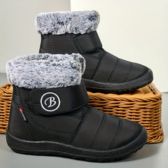 Plush Lined Waterproof Snow Boots