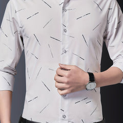 Men's Classic Button Up Shirt for Business Occasion