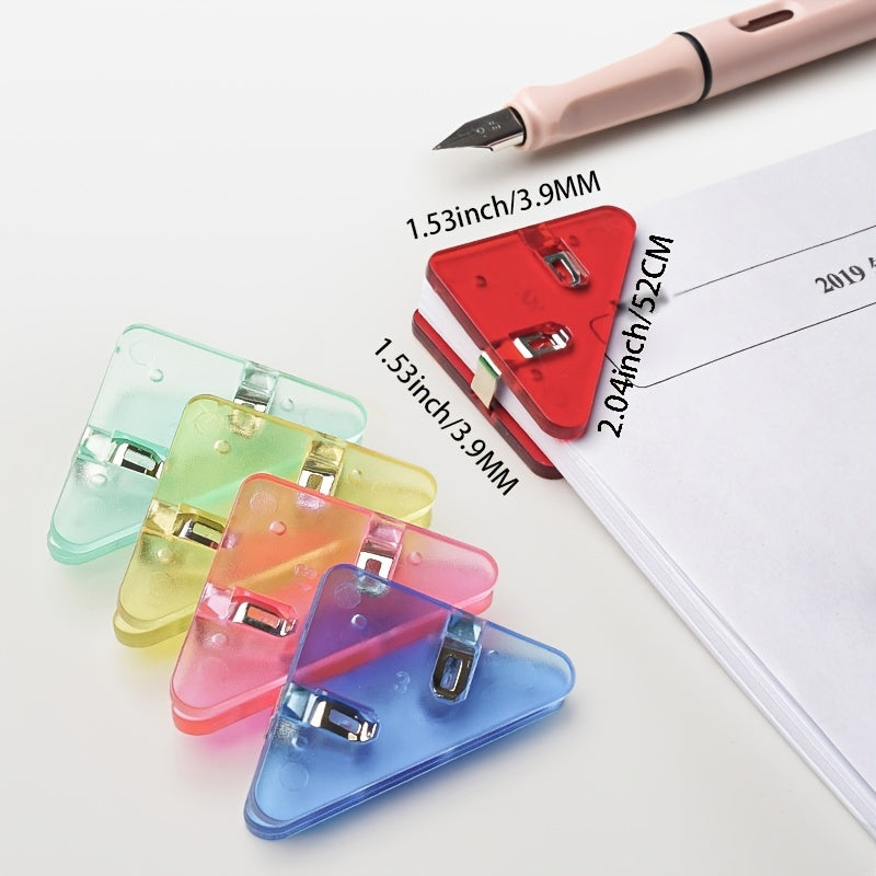 5pcs Transparent File Corner Clip