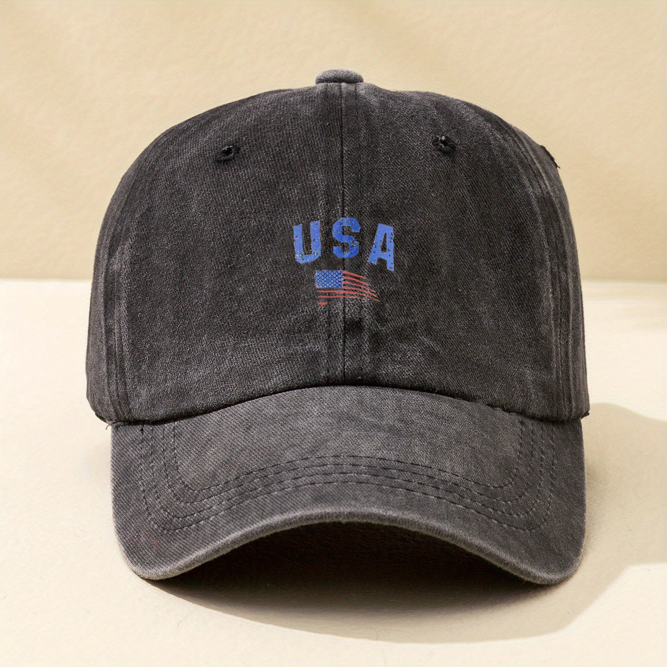Print Baseball Cap Unisex Solid Dad Hat Independence Sun Hats