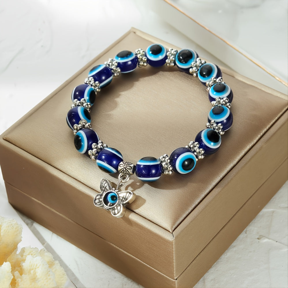 Devil's Eye Bracelet Turtle Butterfly Eye Pendant Bracelet