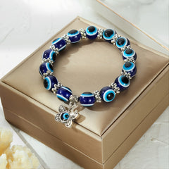 Devil's Eye Bracelet Turtle Butterfly Eye Pendant Bracelet