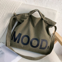 Large Canvas Handbag for Work & Office