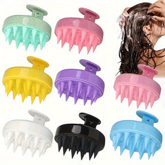 Silicone Shampoo Brush Scalp Massage Brush Soft Hair Brush