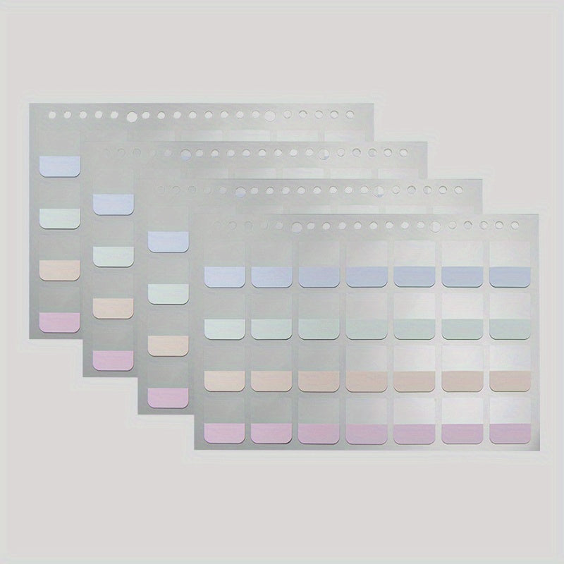 Morandi Series Index Stickers, Light Colors, 2 Packs