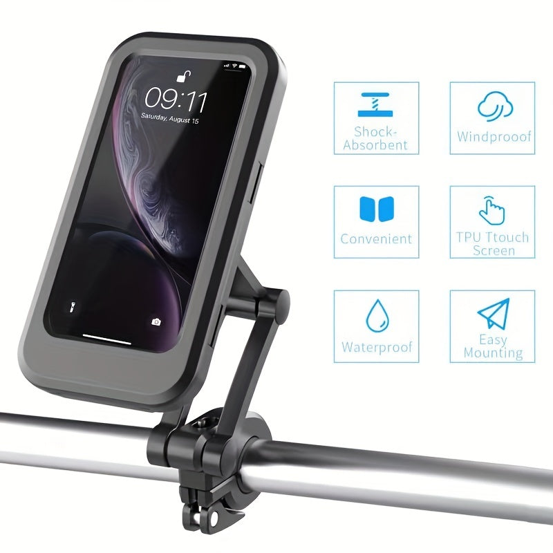 Waterproof Magnetic Bike/Motorcycle Phone Holder for Screens up to 16.51cm