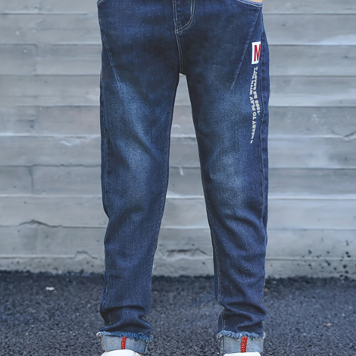 Boys Denim Long Pants With Pocket for Spring & Autumn