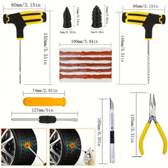 Car Tire Repair Kit Puncture Plug Tools Tyre Emergency For Tire Repair