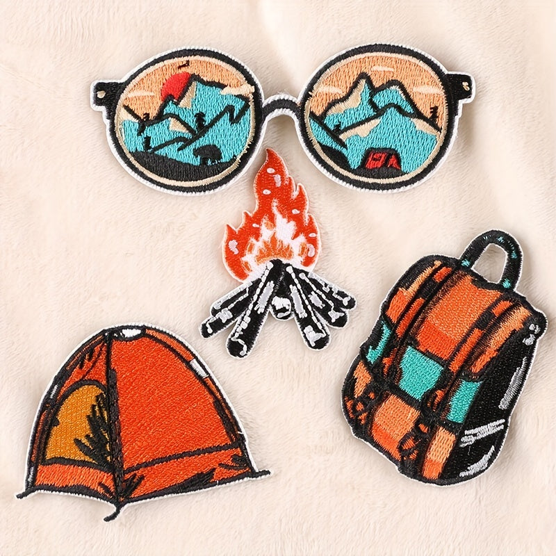 4pcs Boys DIY Patch Decorative Accessories for Clothes Backpack Hat