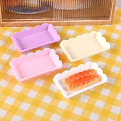 1:12 Mini Doll House Bread Tray Mini Food Toy Props