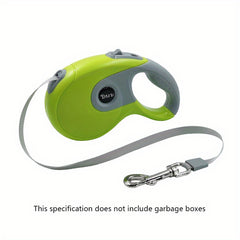 Retractable Pet Leash with Garbage Box - All Sizes