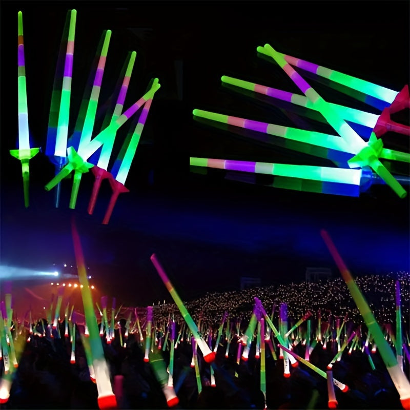 Telescopic Glow Stick Light Sword Props for Concert Activity Toys