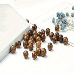 8mm Chicken Wings Wooden Beads Round Beads Sandalwood DIY Jewelry Accessories