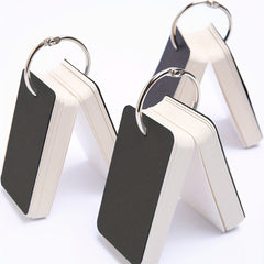 Portable Carry On Memory Ring Buckle Punch Memo Book