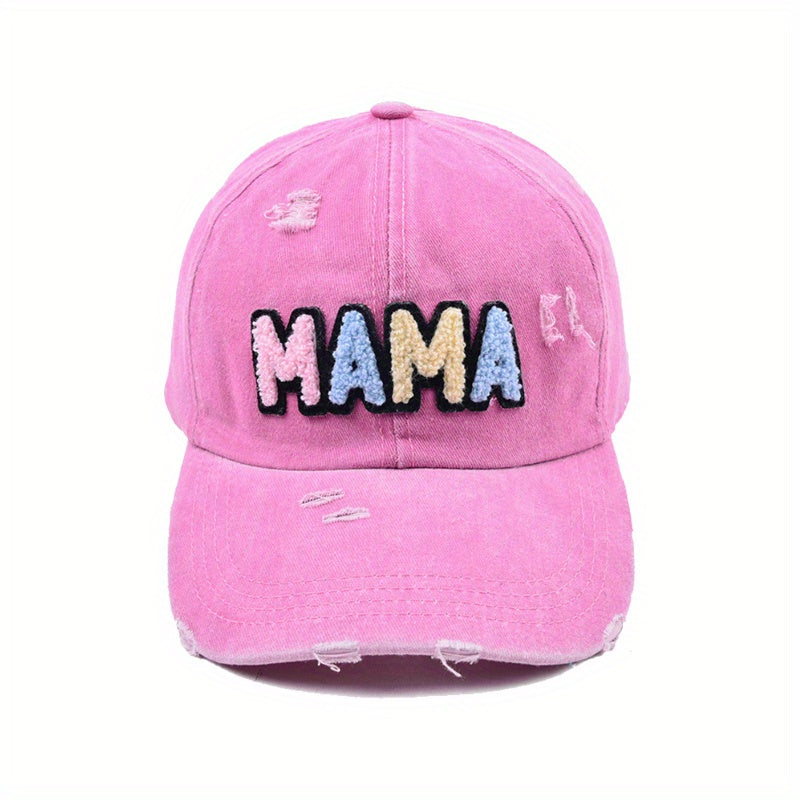 Vintage Washed Distressed Baseball Cap Y2K Sun Hats For Women Men