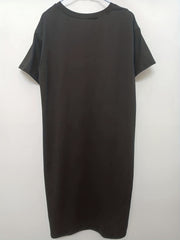 Women's Plus Graphic Print Short Sleeve Round Neck Dress