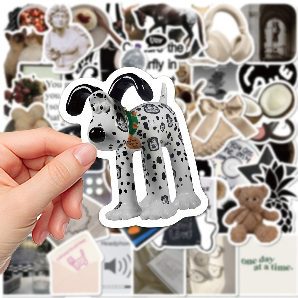 60Pcs Doodle Waterproof Stickers for Laptop Skateboard Bumper, Kids & Teens
