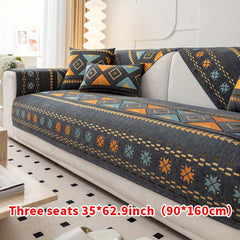 Bohemian Sofa Slipcover Non-slip Couch Cover Universal Furniture Protection