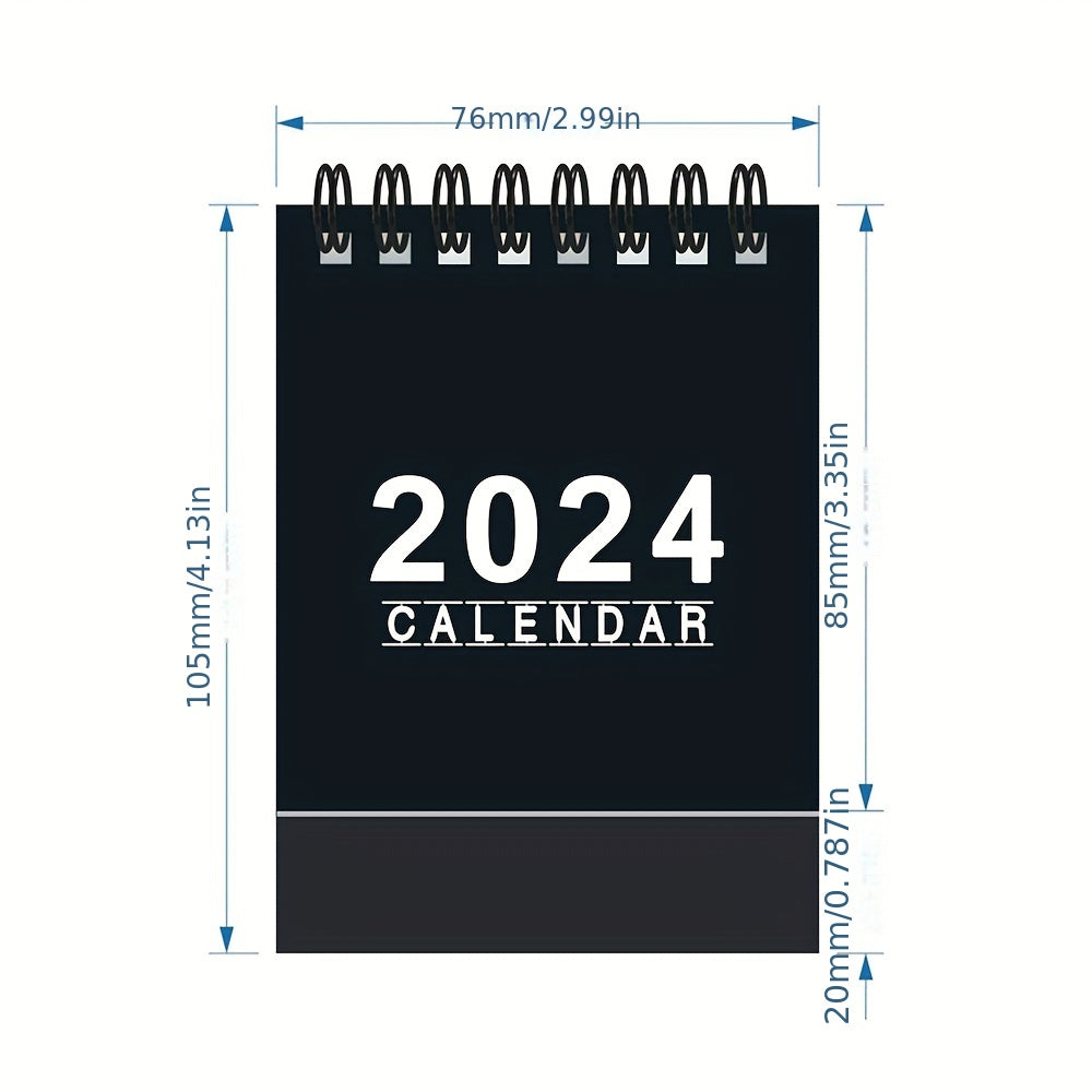 Minimalist Mini Desk Calendar Portable Notebook Calendar Desktop Decoration