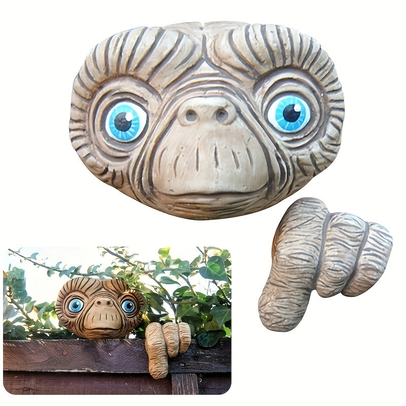 ET Alien Outdoor Wall Tree Hanging Decor Resin Crafts Ornaments