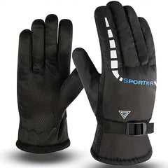 Men's Thickened Winter Gloves for Skiing & Cycling