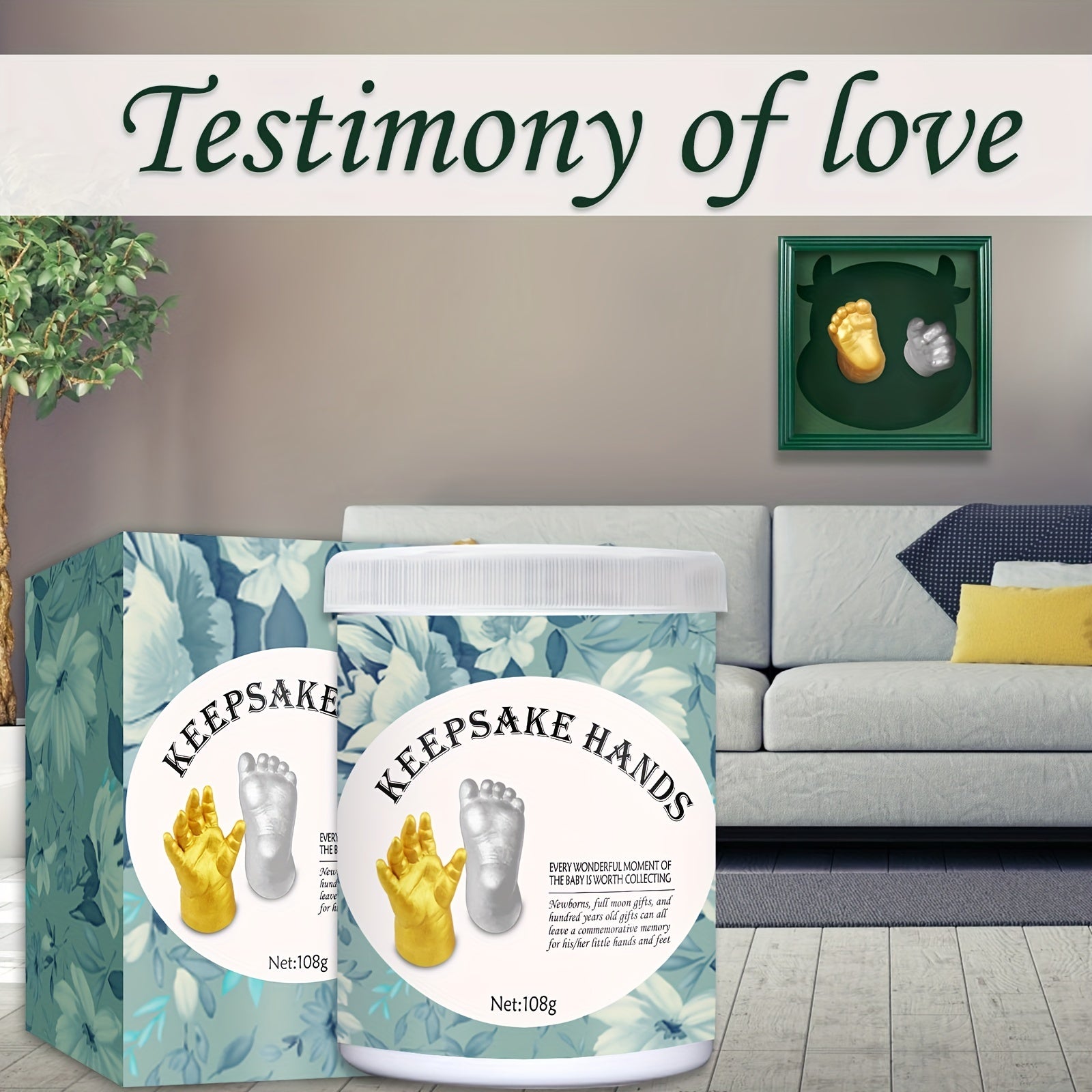 3D Hand Mold Set Baby Centenary Souvenir