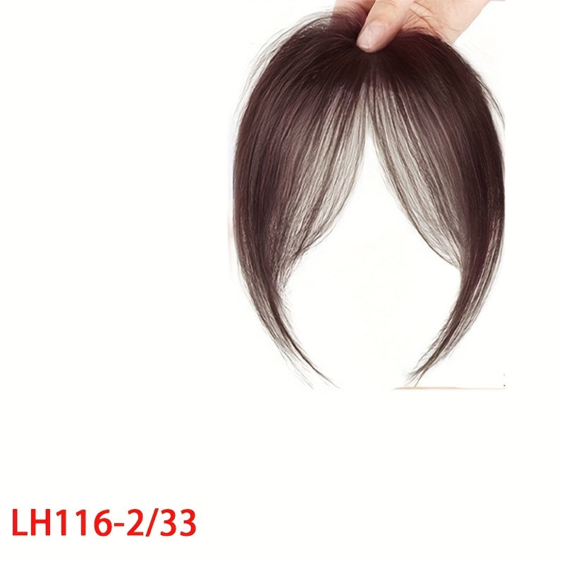 Natural Style Clip On Bangs 8 Inch Straight Hair Extension