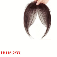 Natural Style Clip On Bangs 8 Inch Straight Hair Extension