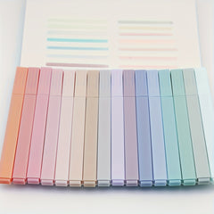 Pastel Fluorescent Highlighter Pens Water-Based Ink