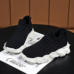 Boy's Slip On Sock Shoes Breathable Knit Sneakers