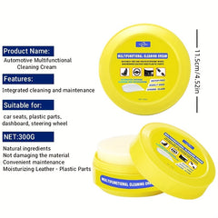300G Car Interior Cleaning Dashboard Wax Leather Seat Maintenance Paste