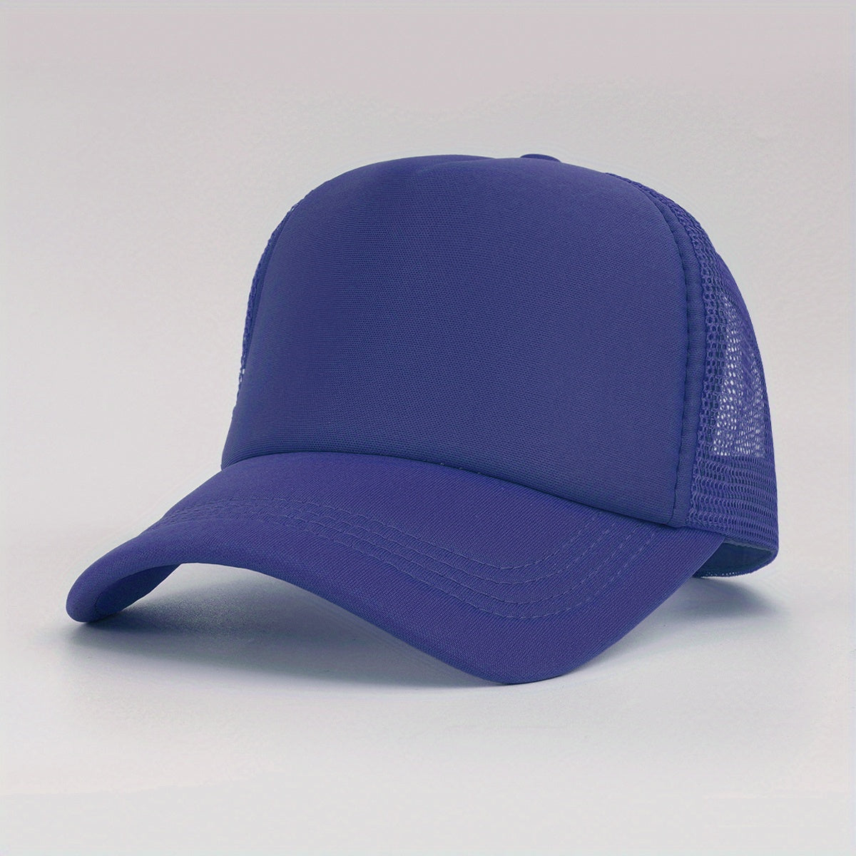 Solid Breathable Baseball Cap Mesh Sun Visor Hats Man Unisex Sports Hat