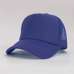 Solid Breathable Baseball Cap Mesh Sun Visor Hats Man Unisex Sports Hat